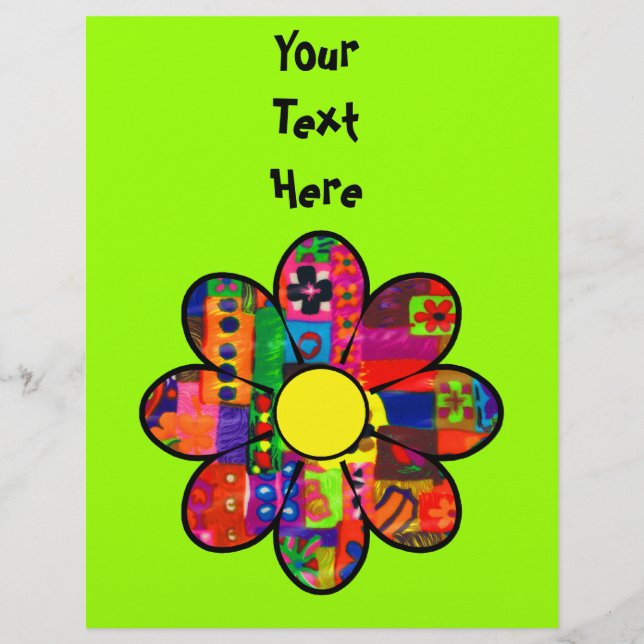 Lámina El poder de las flores en los sesenta (Anverso)