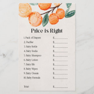 Lámina el precio de la pequeña ducha de bebé cútie es el 