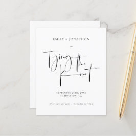 Lámina El presupuesto atando la boda del nudo salva la fe