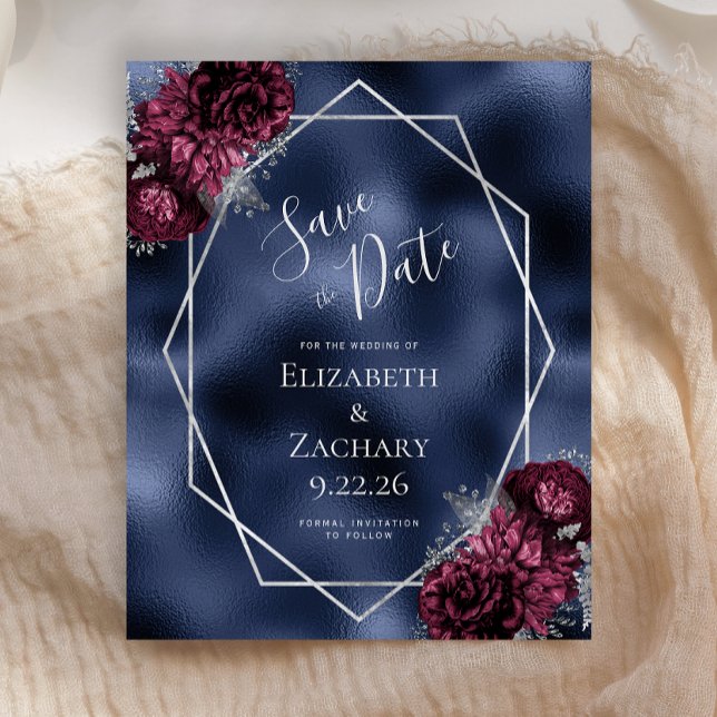 Lámina El presupuesto de la marina floral de borgoña salv (Subido por el creador)