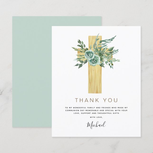 Lámina El presupuesto es la primera comunión sagrada grac (Anverso / Reverso)