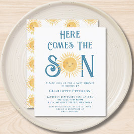 Lámina El presupuesto llega a la invitación de Baby Showe