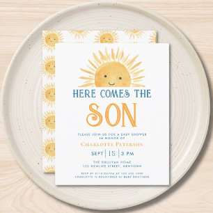 Lámina El presupuesto llega a la invitación de Baby Showe