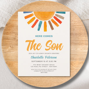 Lámina El presupuesto llega a la invitación de Baby Showe