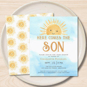 Lámina El presupuesto llega a la invitación de Baby Showe