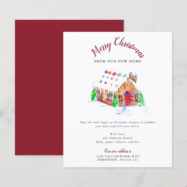 Lámina El presupuesto para la Feliz Navidad desde nuestro (Anverso / Reverso)