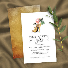 Lámina El presupuesto se sube a 80 tacones de oro florale