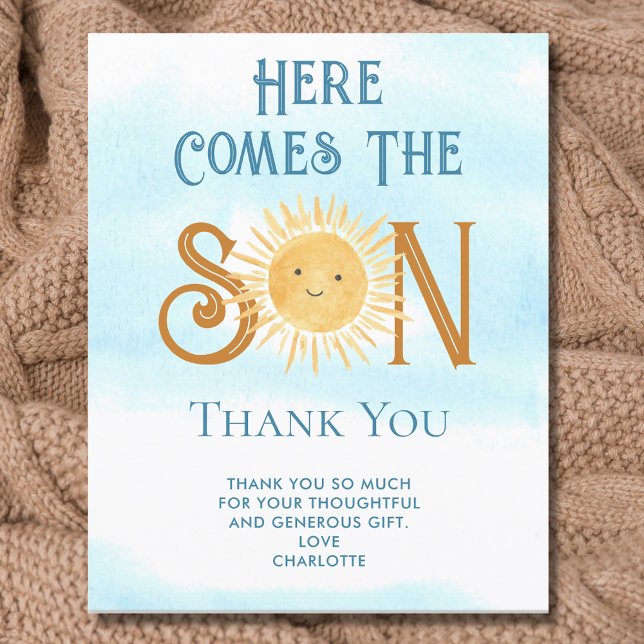 Lámina El presupuesto viene aquí El hijo Baby Shower Grac (Subido por el creador)