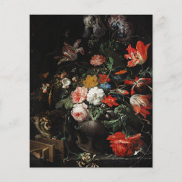 Lámina El ramo volcado de Abraham Mignon