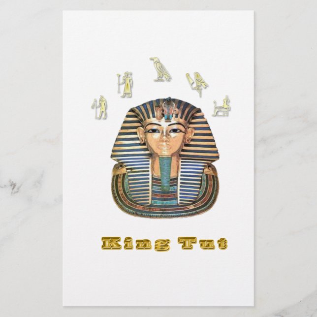 Lámina El Rey Tut y Egipto (Anverso)