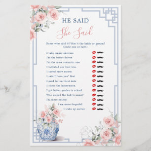 Lámina El Rubor Pink Chinoiserie Ginger Jar Dijo Que