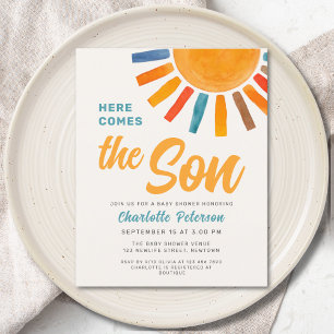 Lámina El sol del presupuesto llega a la invitación de Ba
