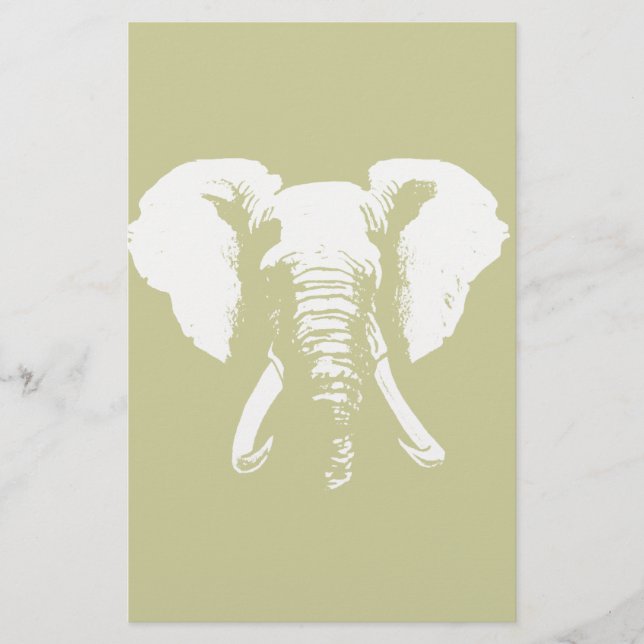 Lámina Elefante Africano (Anverso)