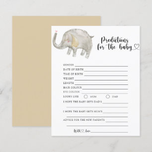 Lámina Elefante de globo - predicciones y consejos para b
