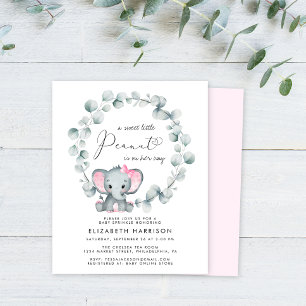 Lámina Elefante Eucalyptus Chica Invitación a la rociada 