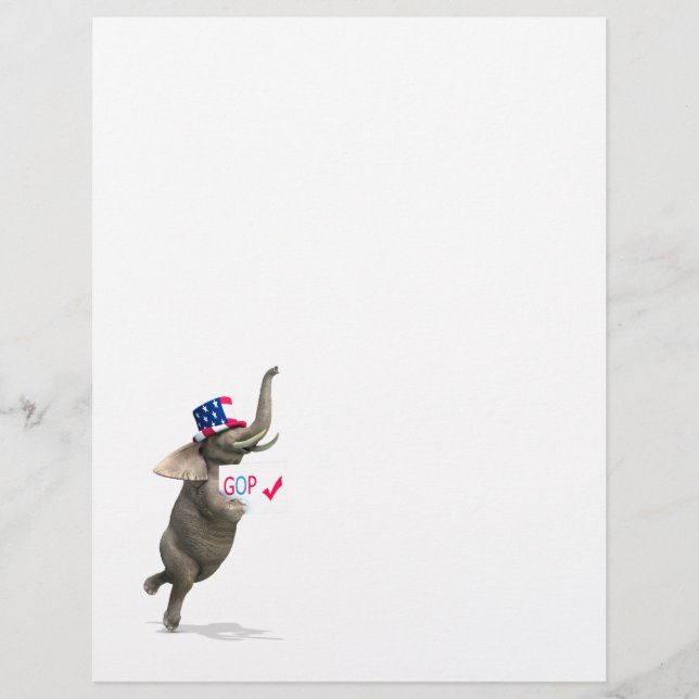 Lámina Elefante GOP (Anverso)