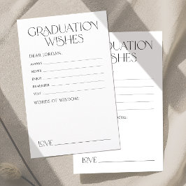 Lámina Elegancia minimal agraciada Graduado consejos y de