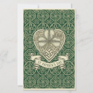 Lámina Elegant St. Patrick’s Day Irish Clover Value 