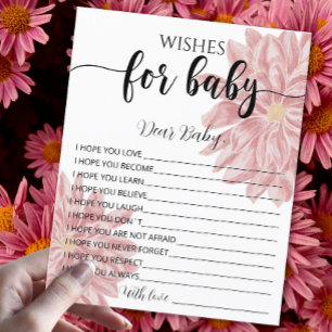 Lámina Elegante acuarela Chrysanthemum Wiers para el bebé