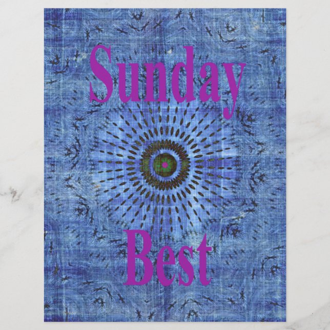 Lámina Elegante azul denim motif vectorial de la impresió (Anverso)