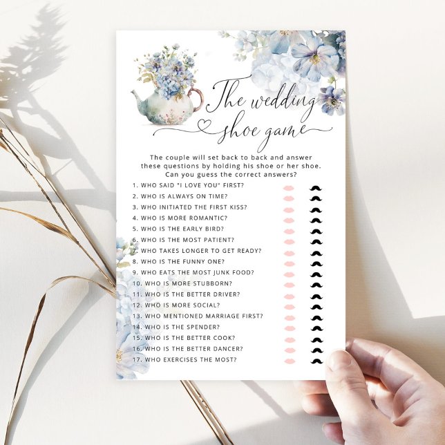 Lámina Elegante azul Flores salvajes El juego de zapatos  (Subido por el creador)