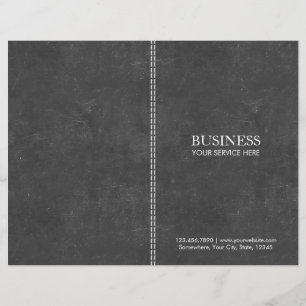 Lámina Elegante Bi-fold de Pizarra