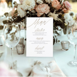 Lámina Elegante Boda Falsa con Hojuela de Oro y Blanco
