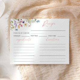 Lámina Elegante carta de la receta mariposa de flores sil