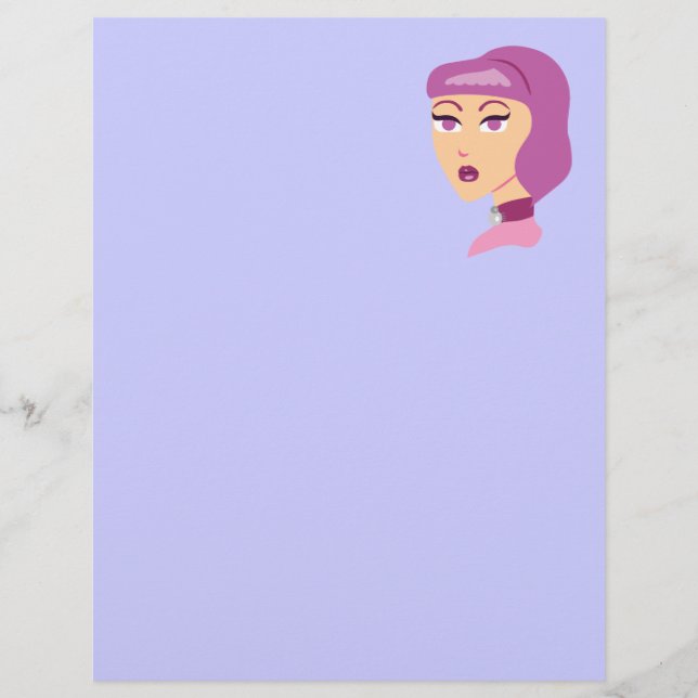 Lámina Elegante dama araña (Anverso)