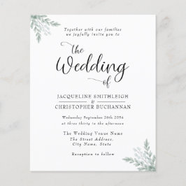 Lámina Elegante eucalipto rústico deja la vegetación