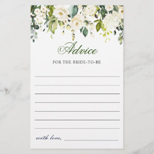 Lámina Elegante Eucalyptus White Rose Wishes & Advances C