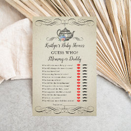 Lámina Elegante Fiesta de té vintage | Baby Shower Adivin