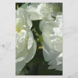 Lámina Elegante foto de una joya blanca floral