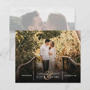 Lámina Elegante Foto Moderno Presupuesto Boda Guardar La 