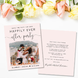 Lámina Elegante foto recepción de boda rosa salva la fech