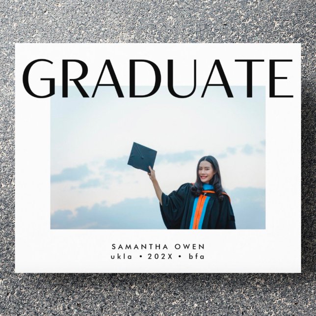 Lámina elegante graduación de fotos de la universidad en  (Subido por el creador)