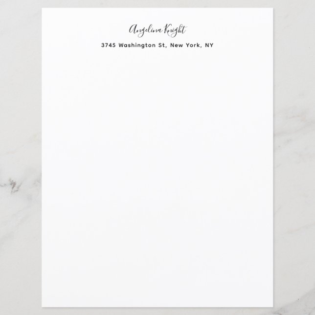 Lámina Elegante guión de escritura a mano único de moda (Anverso)