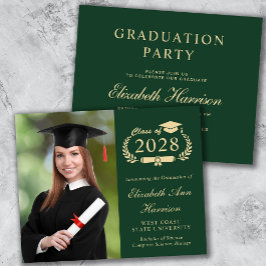 Lámina Elegante invitación a la fiesta de graduación de l