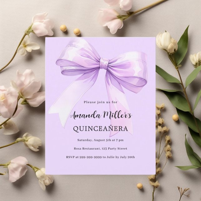 Lámina Elegante invitación de Quinceanera (Subido por el creador)