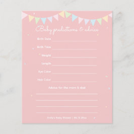 Lámina Elegante juego de adivinación para Chica de Bow Ro