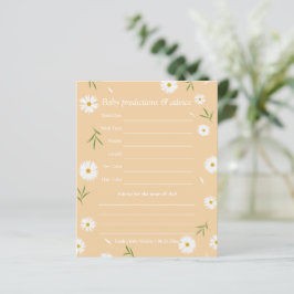 Lámina Elegante juego de adivinanzas de Boho Daisies de B