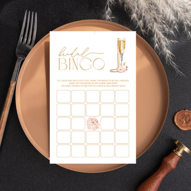 Lámina Elegante juego de Bingo de Perlas y Prosecco Brida (Subido por el creador)
