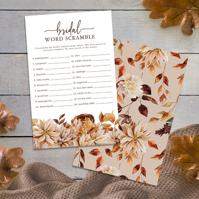 Lámina Elegante juego de Word Scramble (Elegant Word Scramble Game
)