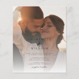 Lámina Elegante Moda 2 Foto Invitación a matrimonio presu