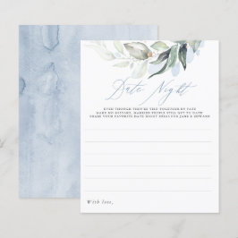 Lámina Elegante paisaje verde azul turquesa noche Ideas