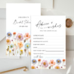 Lámina Elegante Pastel de Consejos Bohemios Rosa y Salsas<br><div class="desc">Elegante Tarjeta de Consejos de Foliage Dusty Blue Winter. Personalice con la novia el nombre y la fecha de la ducha. Para una mayor personalización,  haga clic en el enlace "personalizar adicional". Si necesitas ayuda,  ponte en contacto conmigo,  por favor.</div>