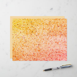 Lámina Elegante patrón de textura retro Terrazzo Naranja