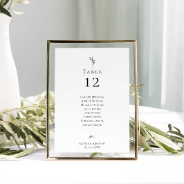 Lámina Elegante presupuesto Asiento mínimo Boda