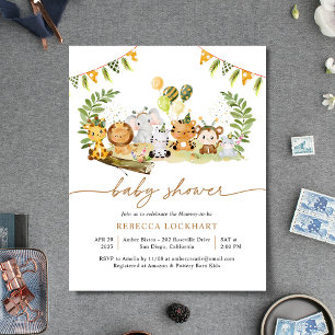 Lámina Elegante presupuesto de la invitación de Baby Show