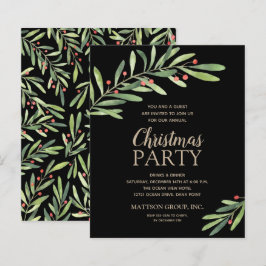 Lámina Elegante presupuesto Navidades de la vegetación In